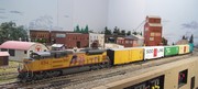 UP 8314 w/Boxcars