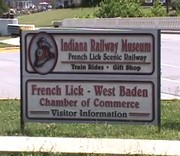 French Lick Railway Sign