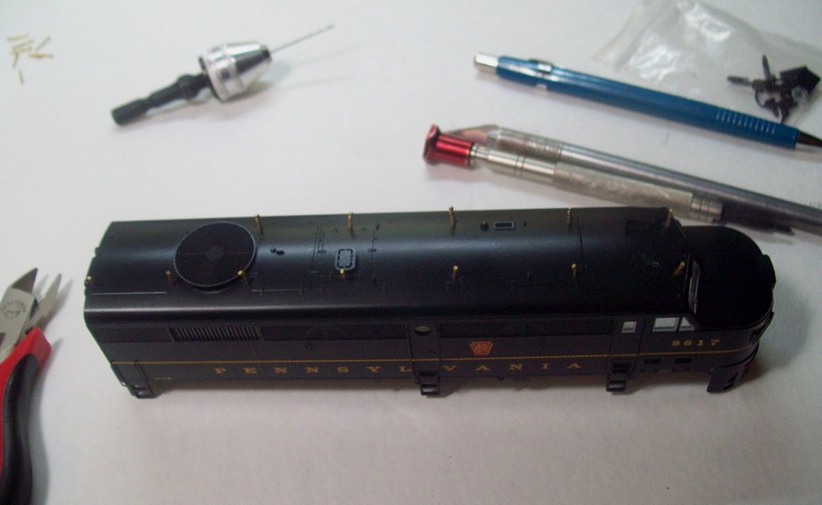PRR Train Phone Stanchions